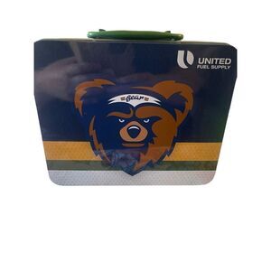 United Fuel Supply Blue Utah Jazz Bear Logo Lunchbox